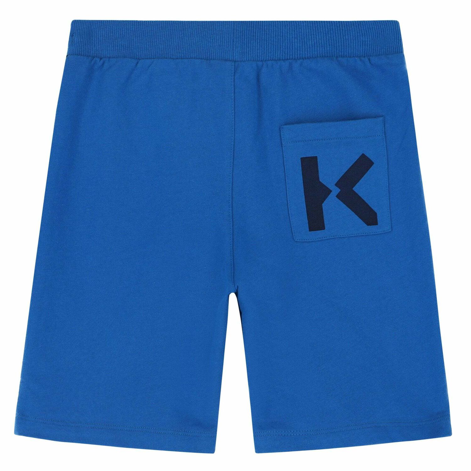 Boys Blue Logo Shorts, 1, hi-res