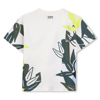 Boys Ivory Elephant Jungle T-Shirt