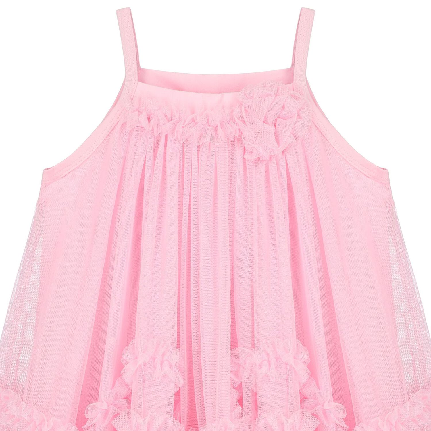 Girls Pink Tulle Dress, 1, hi-res image number null