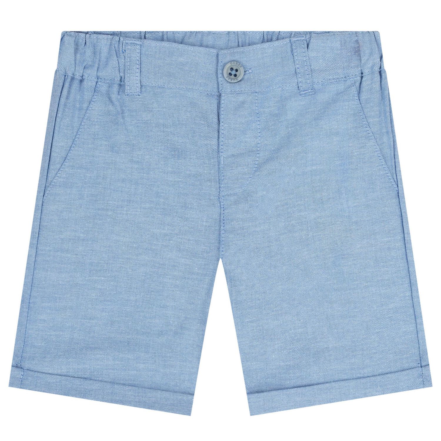 Baby Boys Blue & White Shorts Set, 2, hi-res