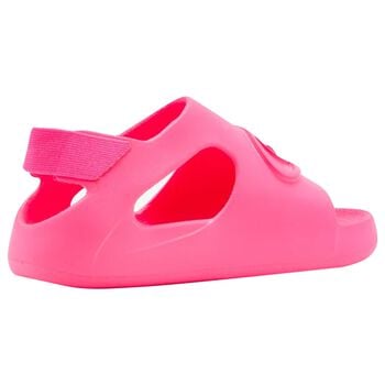 Younger Girls Pink Campus Sliders