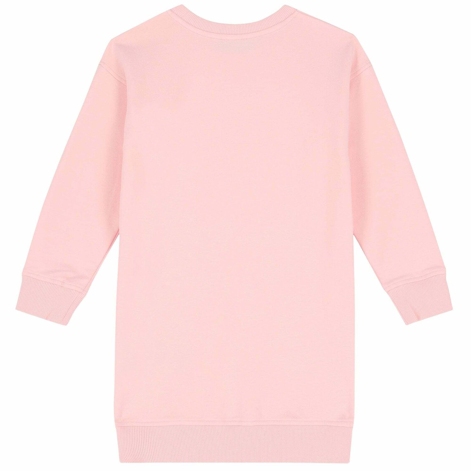 Girls Pink Teddy Logo Dress, 1, hi-res