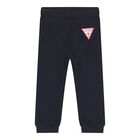 Baby Boys Navy Blue Logo Joggers Set, 2, hi-res