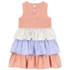 Girls Multi-Colored Layered Dress, 1, hi-res