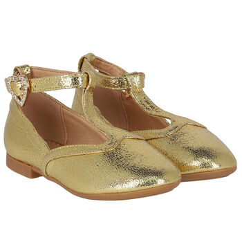 Girls Gold Shoes