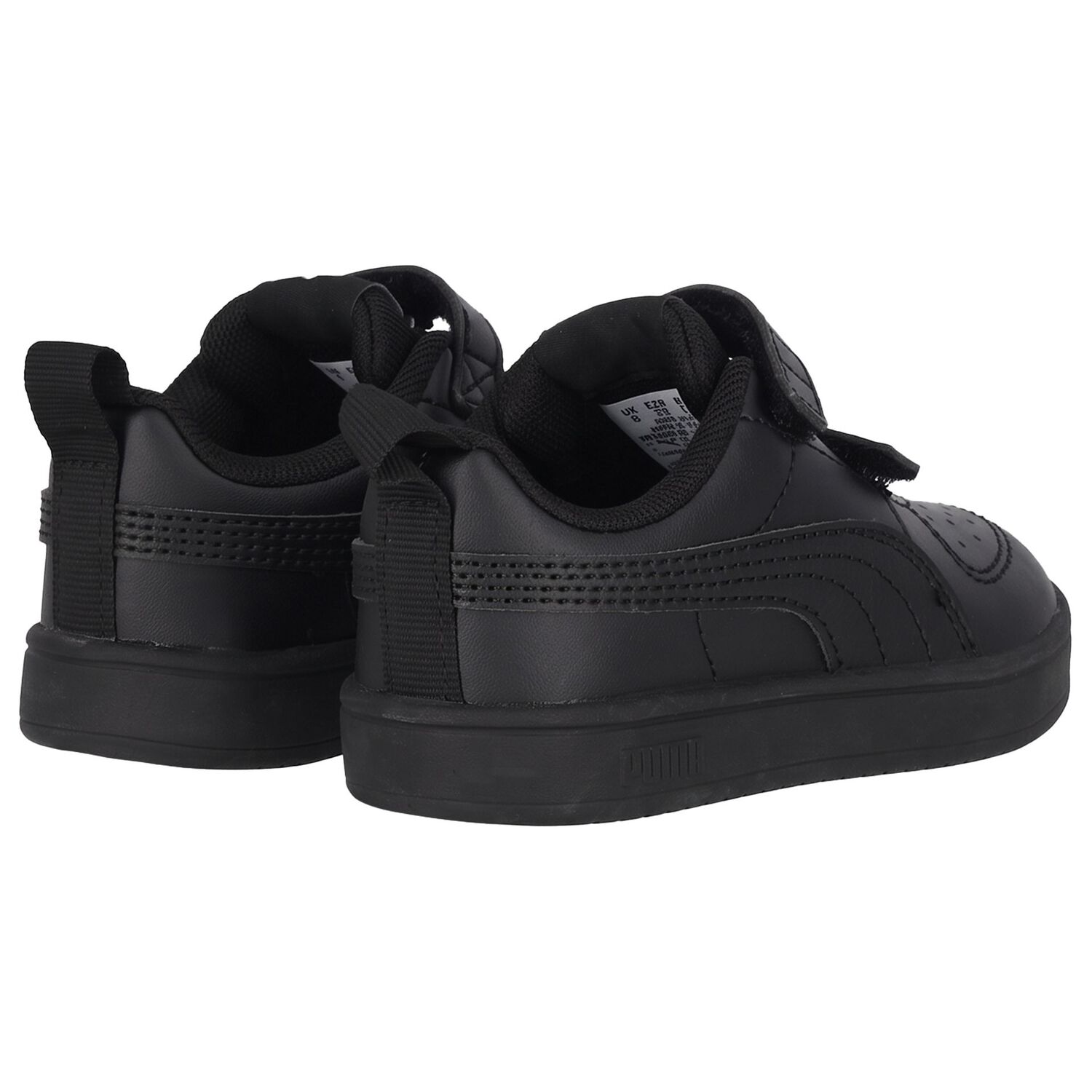 Younger Black Logo Rickie V Inf Trainers, 2, hi-res
