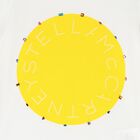 تيشيرت باللون العاجي والأصفر للبنات, 1, hi-res