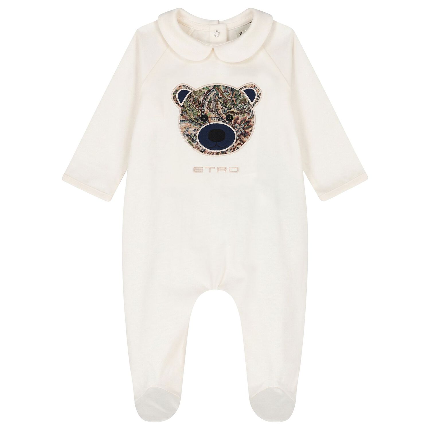 Ivory Teddy Bear Babygrow Gift Set, 1, hi-res