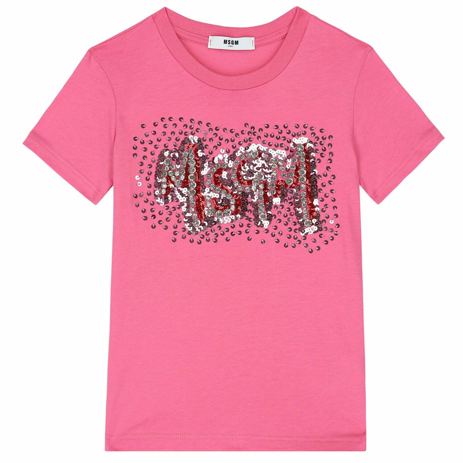 Girls Pink Logo T-Shirt, 1, hi-res