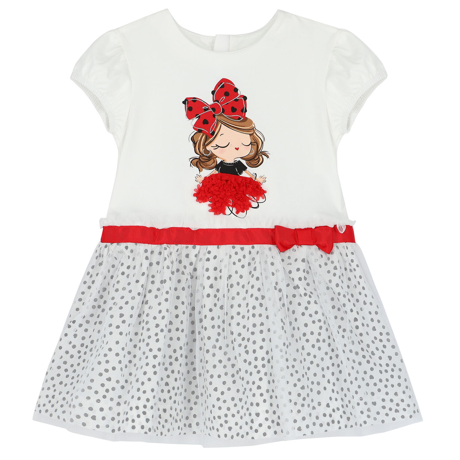 فستان باللون الأبيض, 1, hi-res