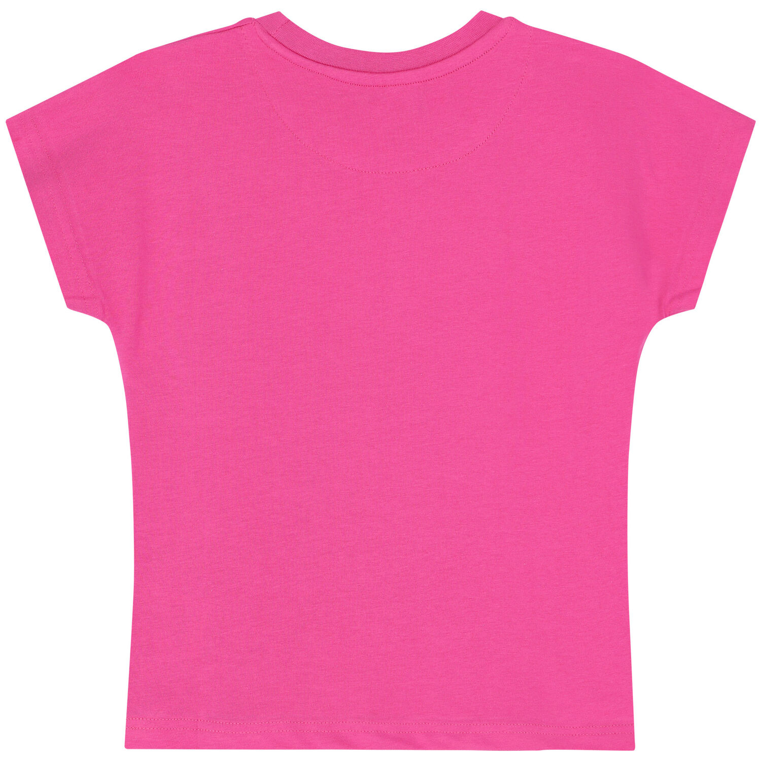 تيشيرت بطبعة فهد باللون الوردي للبنات, 1, hi-res