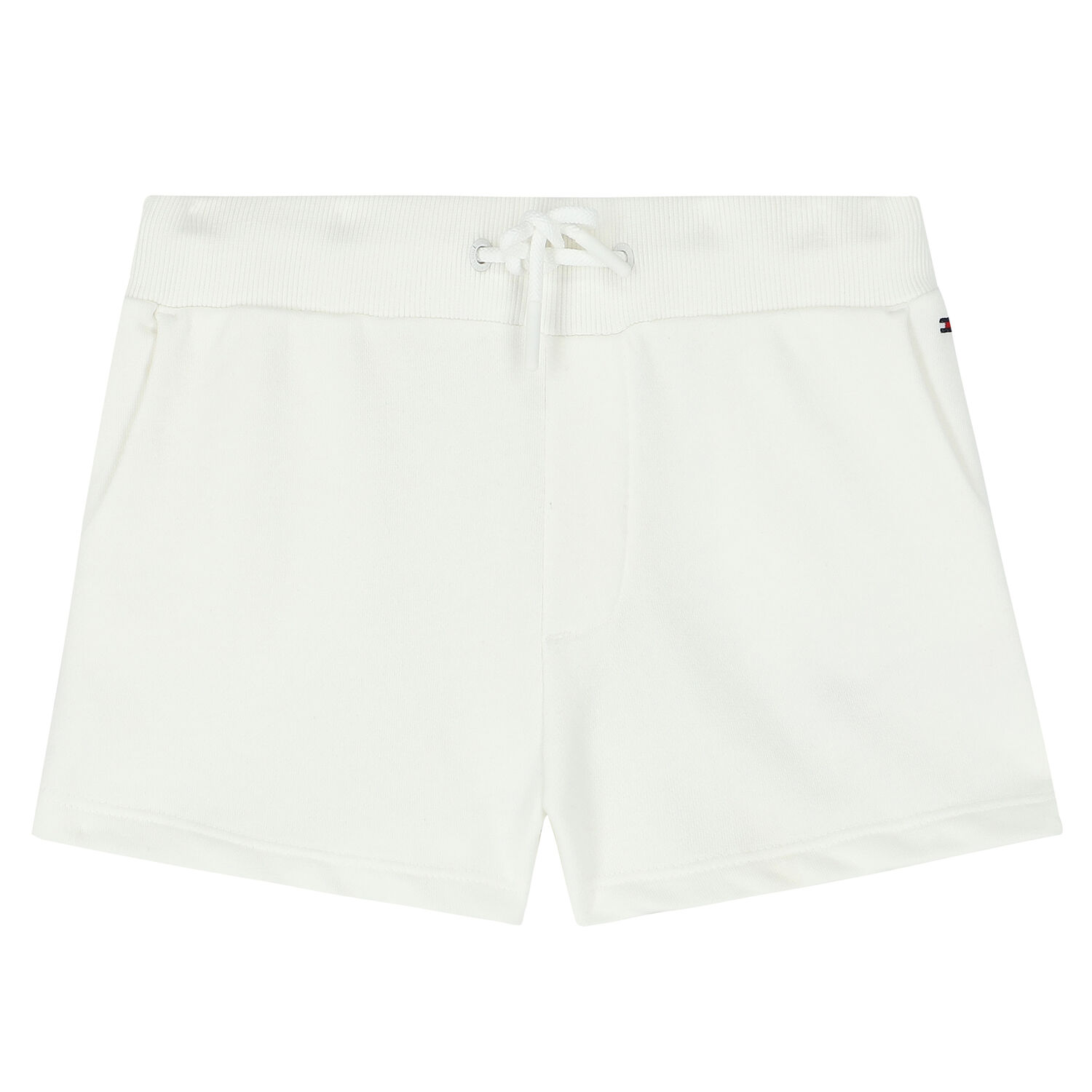 Girls White Logo Short Set, 3, hi-res image number null