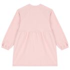 Girls Pink Logo Sweatshirt Dress, 1, hi-res