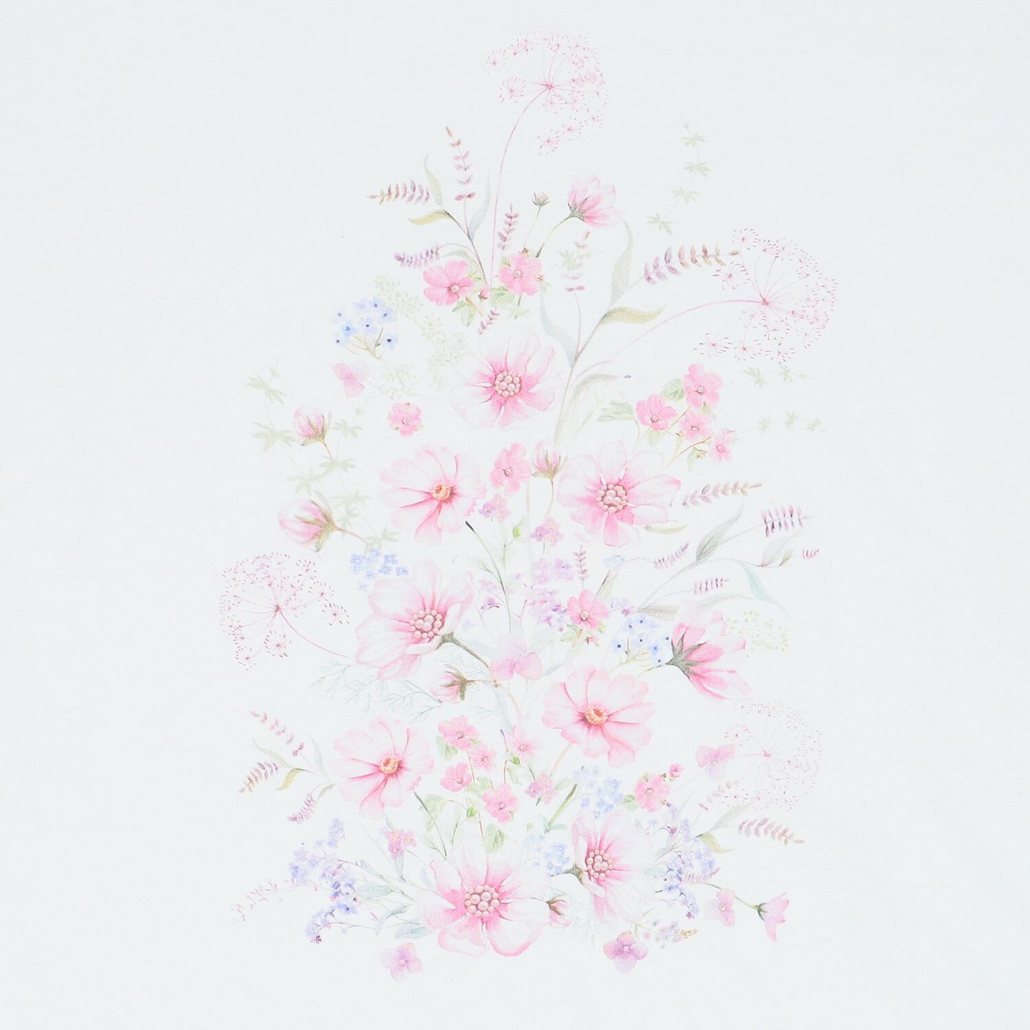 بطانية بنات بطبعة باللون الأبيض, 1, hi-res image number null