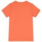 Boys Orange Logo T-Shirt, 6, hi-res