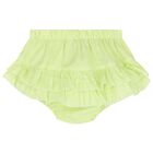 طقم فستان بنات بالزهور باللون الوردى والأخضر, 1, hi-res