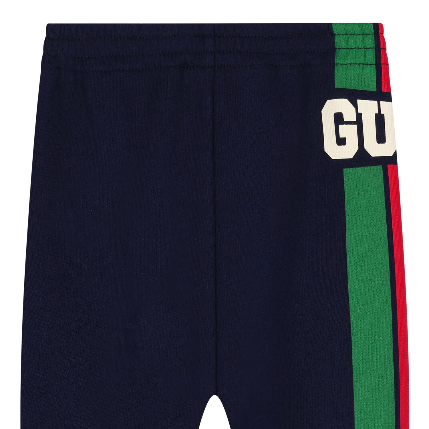 بنطلون أولاد رياضي مخطط بالشعار باللون الكحلي , 1, hi-res image number null