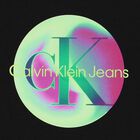 تيشيرت بنات بالشعار باللون الأسود, 1, hi-res