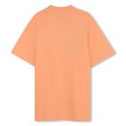Girls Orange Tiger Logo T-Shirt Dress, 1, hi-res