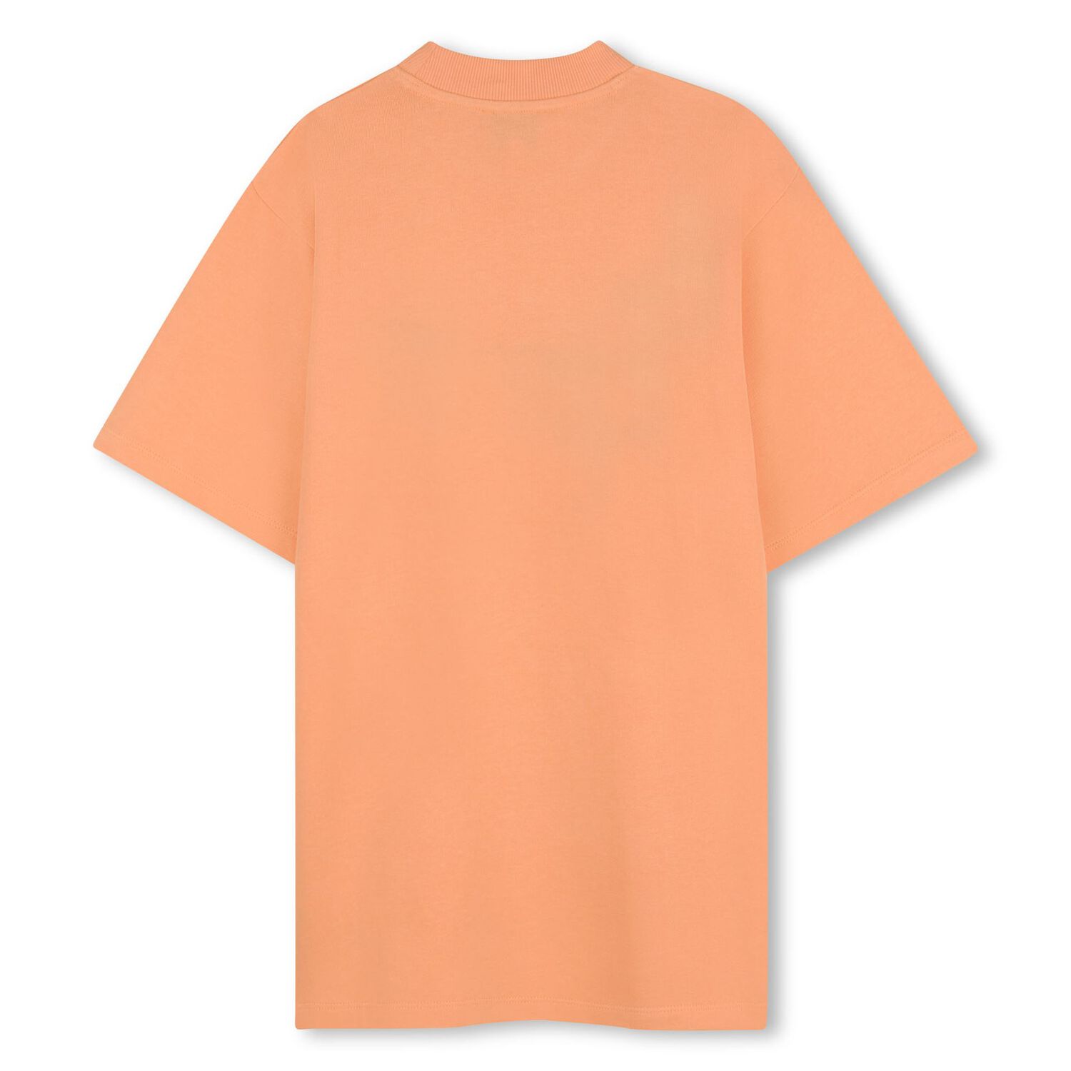Girls Orange Tiger Logo T-Shirt Dress, 1, hi-res