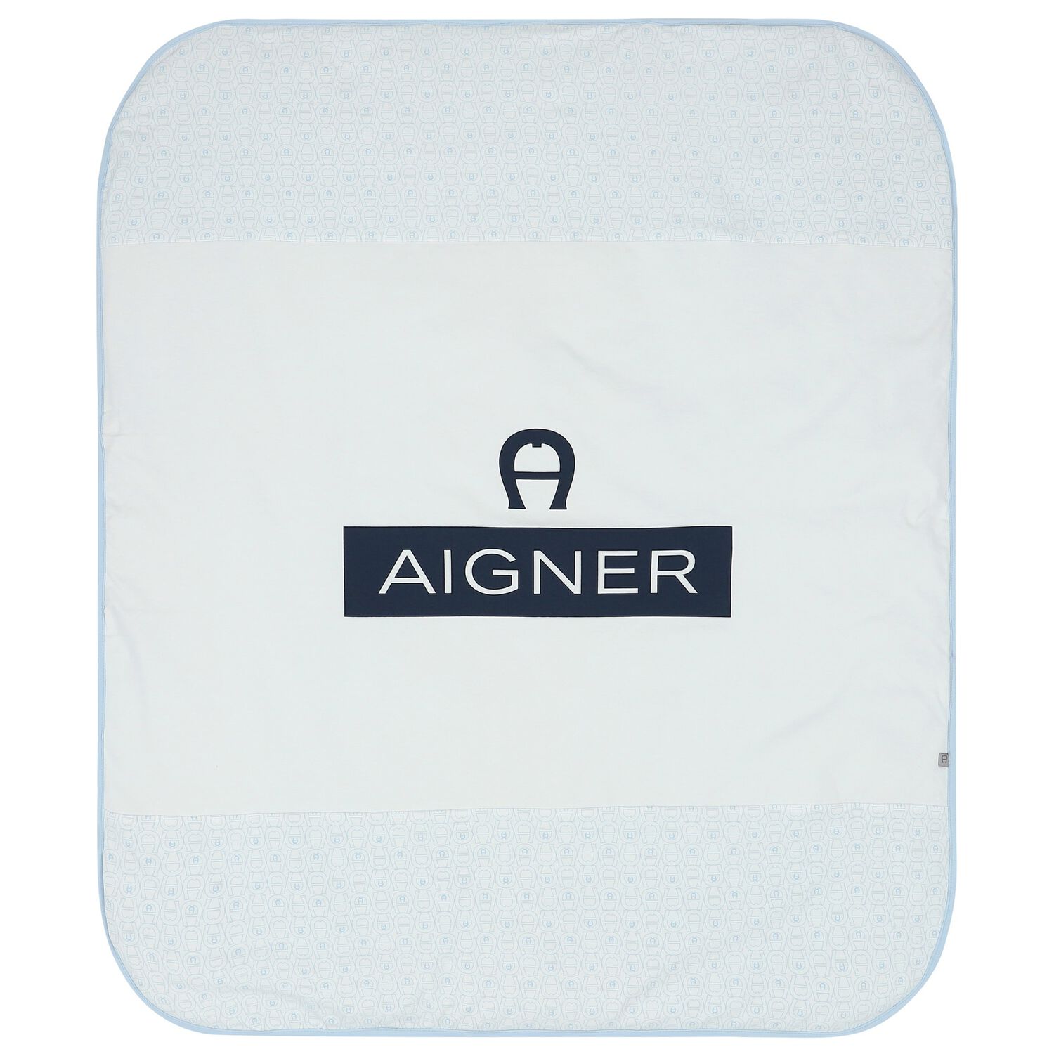 بطانية أولاد بالشعار باللون الأبيض والأزرق, 3, hi-res