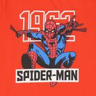 Boys Red & Grey Spiderman Shorts Set, 1, hi-res