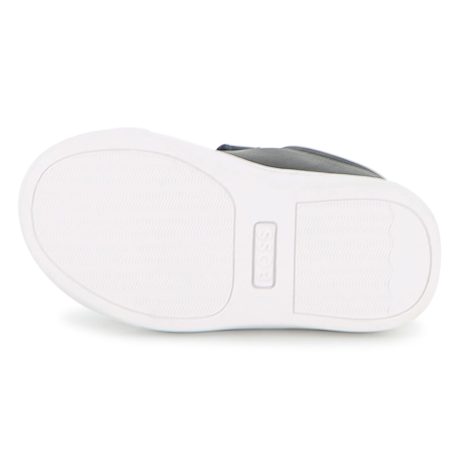 حذاء رياضي للأولاد باللون الأسود والأبيض بشعار, 1, hi-res