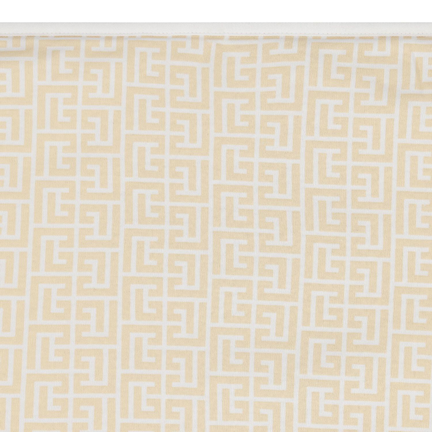 White & Gold Logo Baby Blanket, 1, hi-res