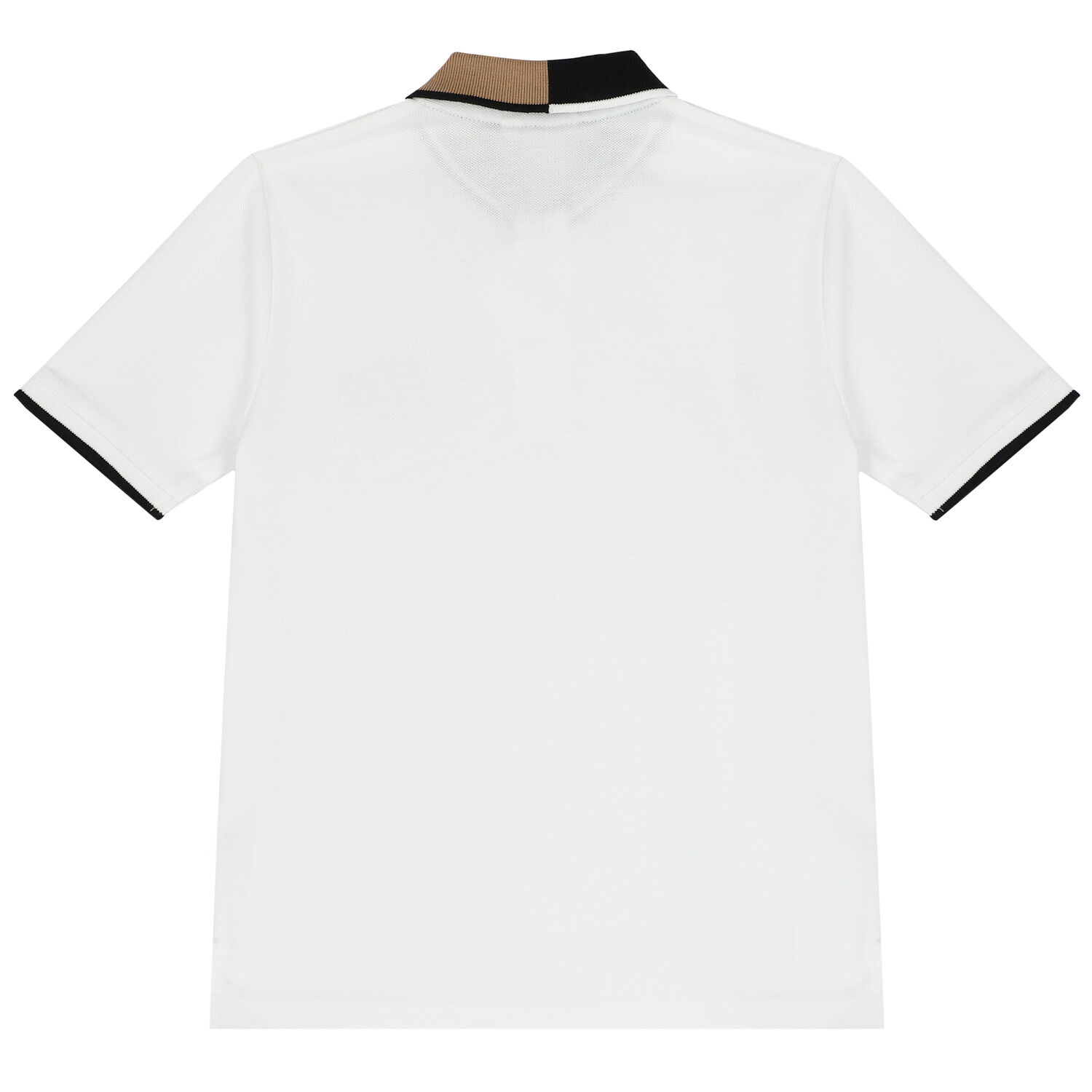 Boys White Logo Polo Shirt, 2, hi-res image number null