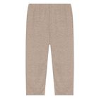 Younger Girls Ivory, Beige & Pink Floral Leggings Set, 1, hi-res