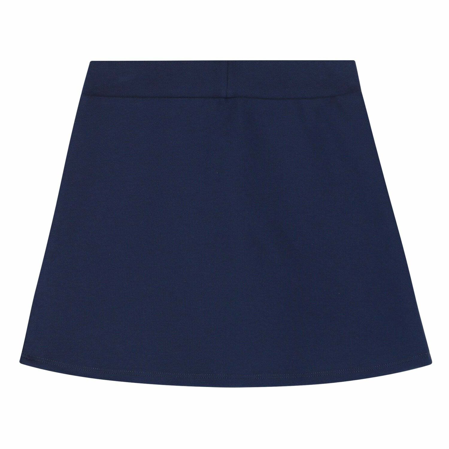 Girls Navy Logo Skirt, 1, hi-res