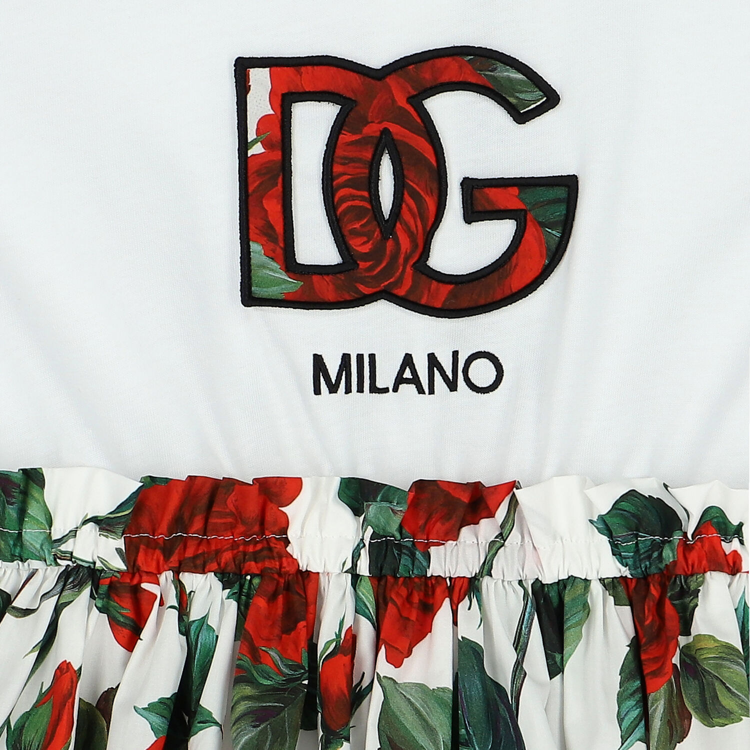 فستان بنات بالزهور باللون الأبيض والأحمر, 1, hi-res