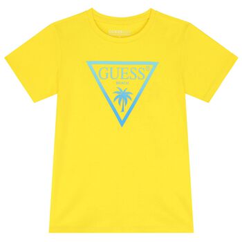 Boys Yellow Logo T-Shirt