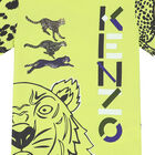 تيشيرت بالشعار باللون الأخضر النيون للأولاد, 1, hi-res