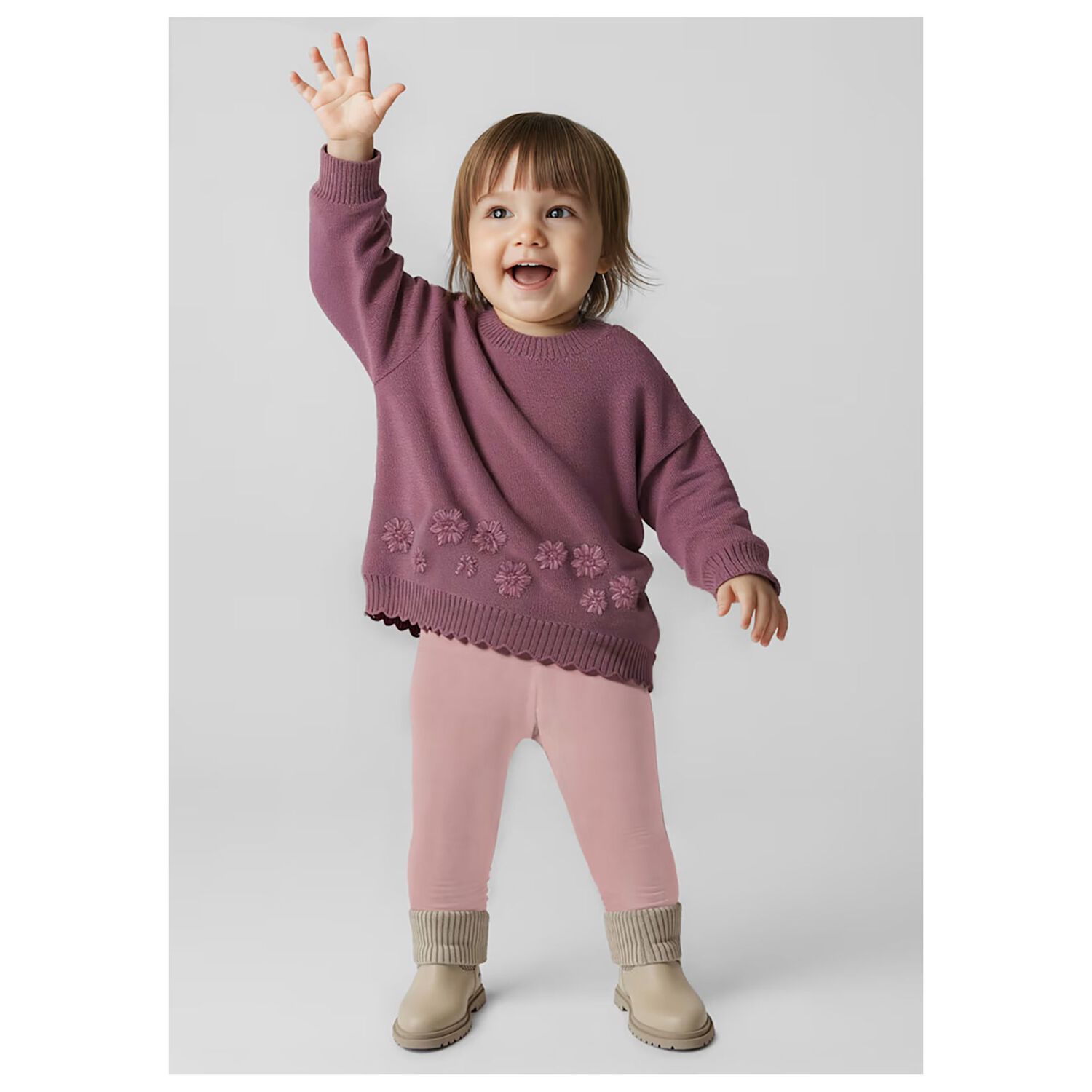  ليجنز بنات مخملي باللون الوردي, 1, hi-res