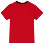Boys Red Logo T-Shirt, 2, hi-res