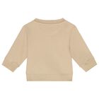 طقم هدايا بدلة رياضية باللون البيج والأبيض (3 قطع ), 3, hi-res