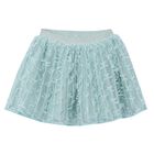 Girls Green Tulle Skirt, 2, hi-res