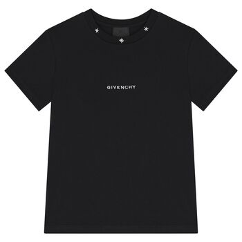 Boys Black Logo T-Shirt