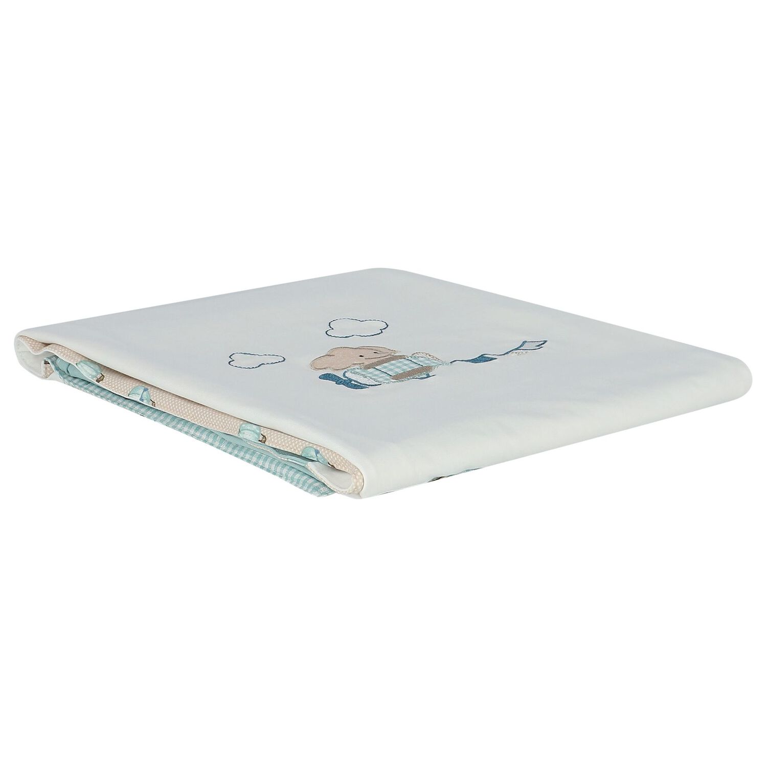 بطانية أولاد باللون الأبيض والأزرق الأكوا, 1, hi-res image number null