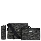 حقيبة مواليد بالشعار باللون الكحلي و الابيض للأطفال, 1, hi-res