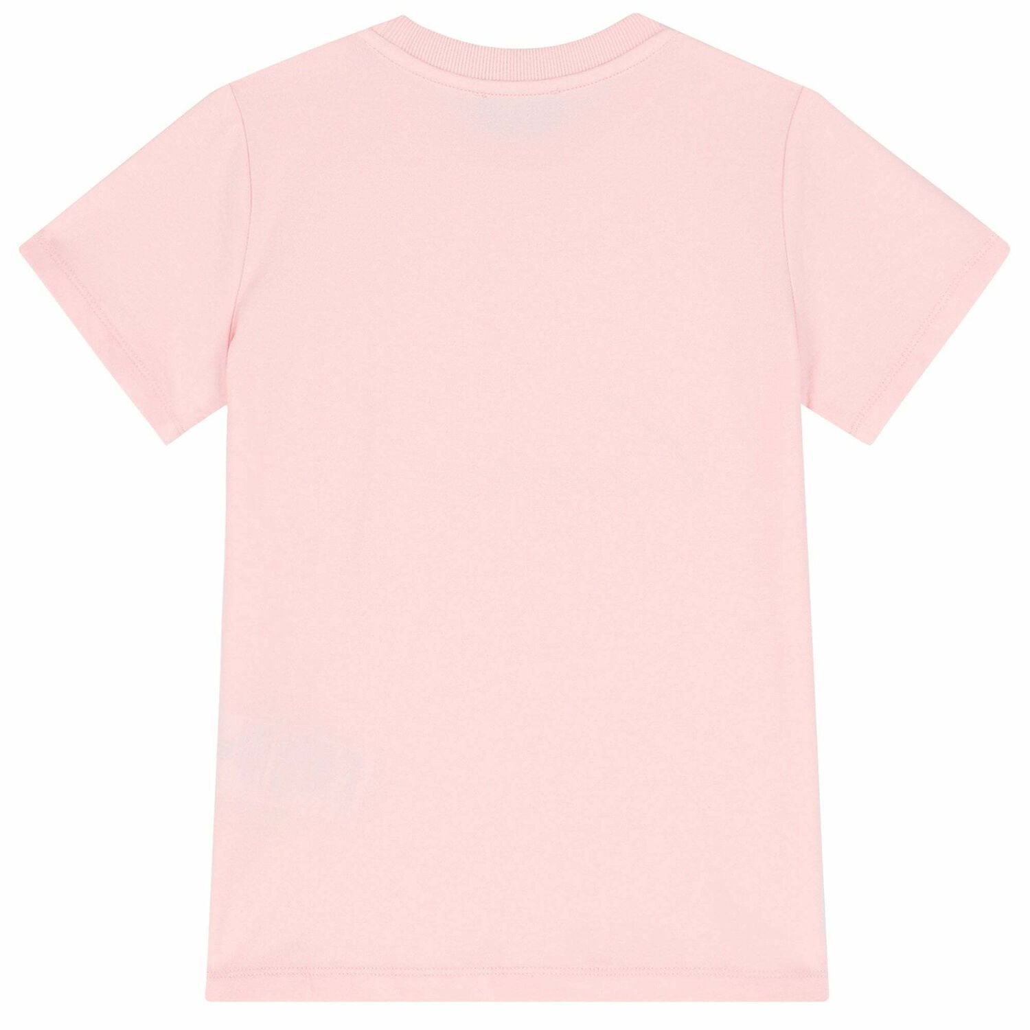 تيشيرت بالشعار مطرز باللون الوردى للبنات, 2, hi-res image number null