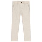 Boys Beige Trousers, 1, hi-res