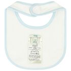 طقم أولاد هدايا أفرول بالشعار باللون الأزرق, 2, hi-res