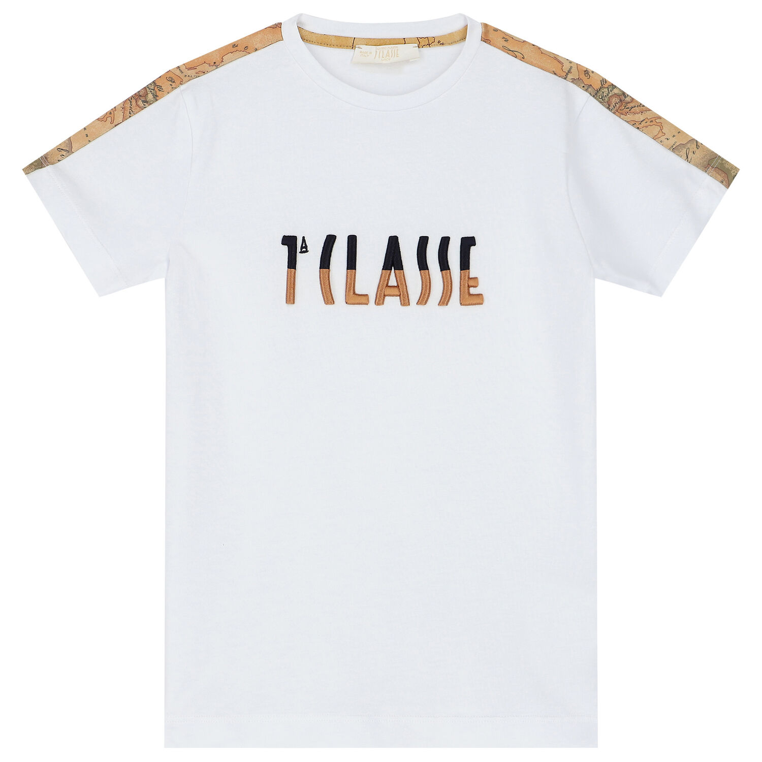 Boys White Logo T-Shirt, 1, hi-res