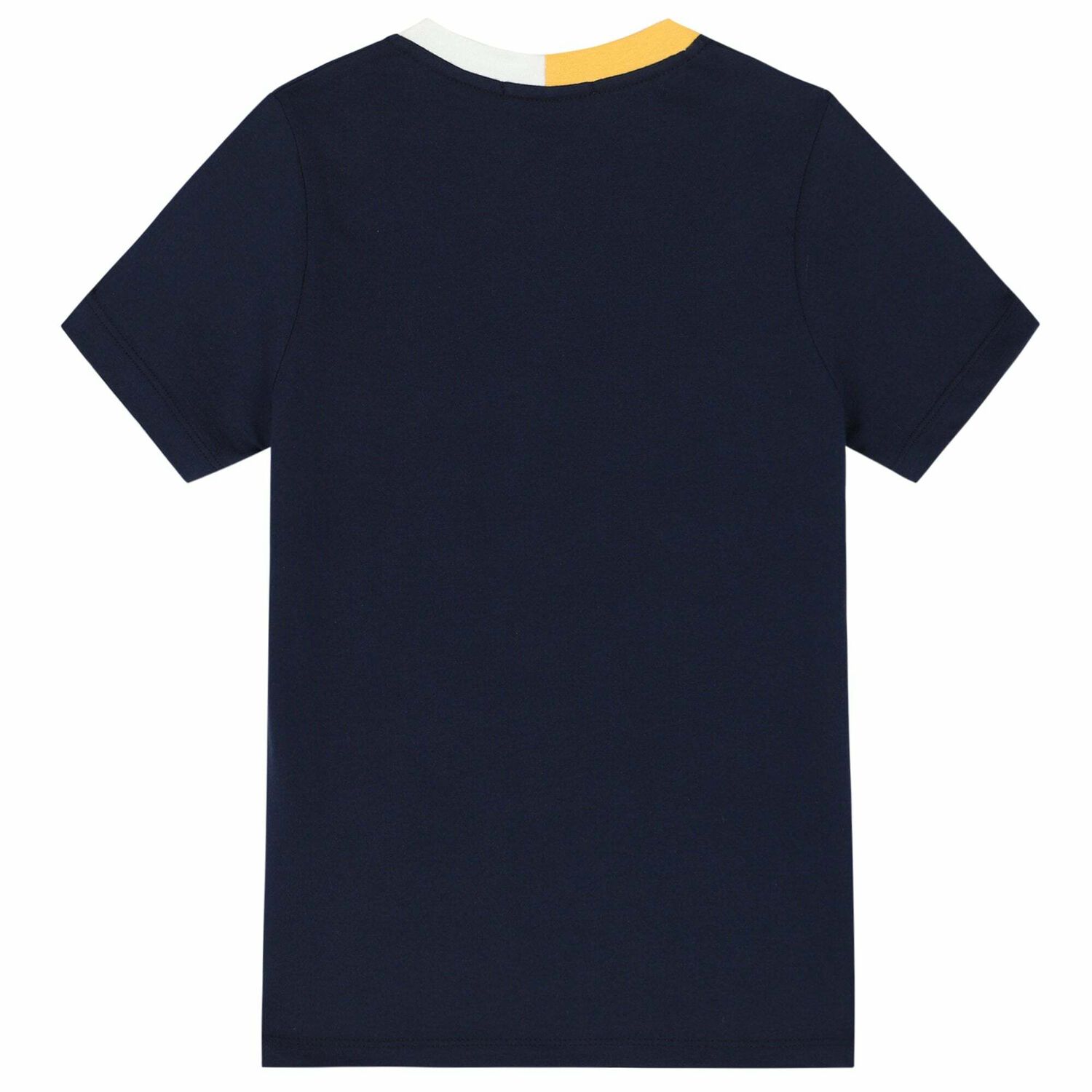 تيشيرت بالشعار باللون الكحلى والابيض للاولاد, 3, hi-res