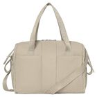 Beige Logo Padded Baby Changing Bag ( 30cm ), 1, hi-res