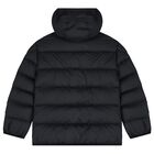 Boys Black Logo Padded Jacket, 1, hi-res