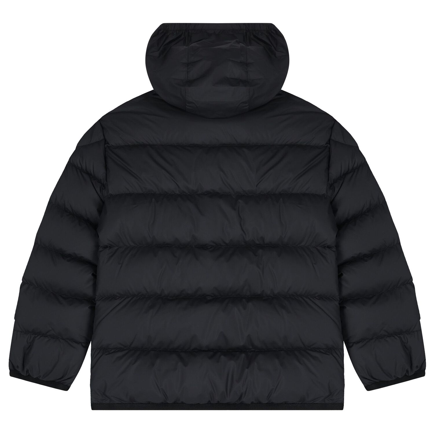Boys Black Logo Padded Jacket, 1, hi-res image number null