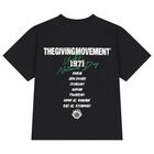 تي شيرت أسود بمقاس كبير وشعار, 2, hi-res